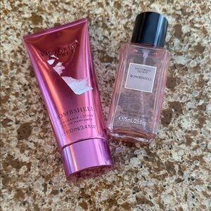 Victoria's Secret Bombshell Lotion & Mist Duo - Metallic Pink